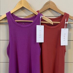 TAVI Women's Tank Tops - Purple and Red